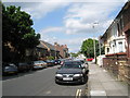 Looking northwards up Somers Road