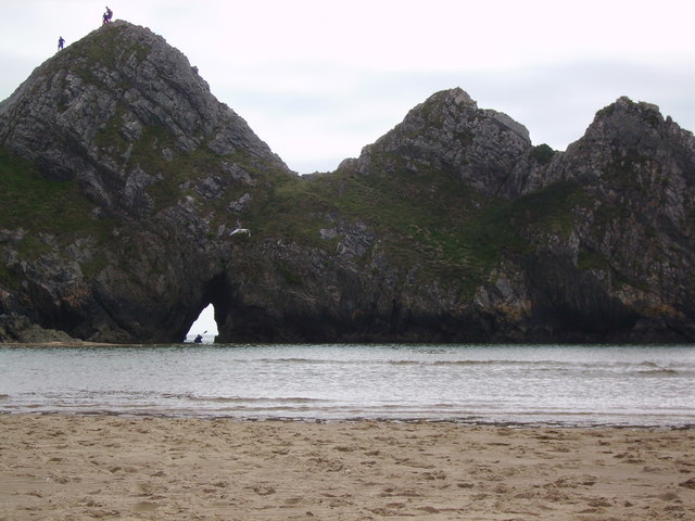Three cliffs bay
