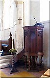 TG1210 : St Peter's Church, Easton, Norfolk - Pulpit by John Salmon