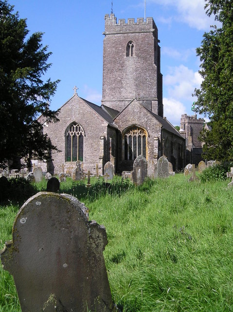 Holcombe Rogus church next to Holcombe... © Rod Moffatt :: Geograph ...