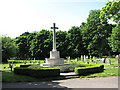 War Memorial in Caister cemetery