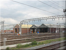SJ8696 : Longsight railway depot by Stephen Craven