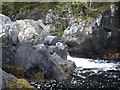 River Kerry just about to enter Loch Kerry