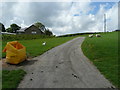 SO2053 : Farm road at Llanhaylow by Jonathan Billinger