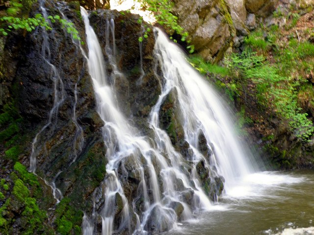 Fairy glen waterfall © russell cc-by-sa/2.0 :: Geograph Britain and Ireland