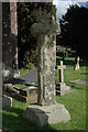 Cross in Down St Mary churchyard