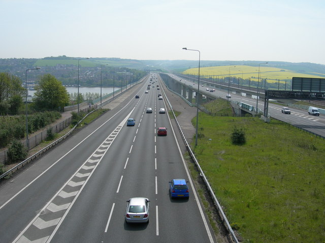 M2 Motorway at Junction 2