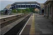ST5393 : Footbridge, Chepstow Station by Philip Halling