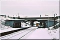 Moston station, looking north in 1979