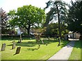 Churchyard at Newton Blossomville