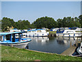 Moored boats