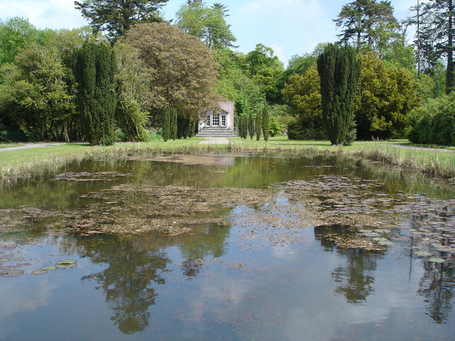 Pool and Folly at Strokestown Park