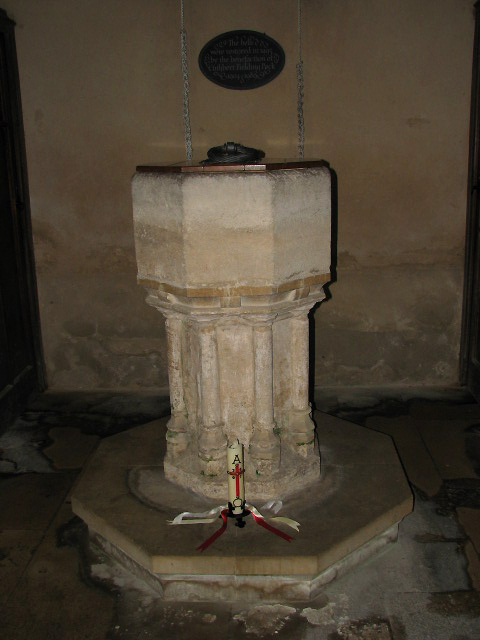 St Peter's church - baptismal font