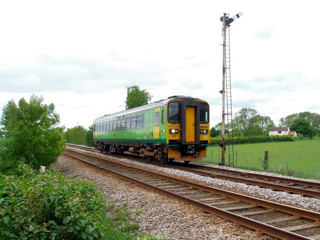 Railway near Kirkby Green