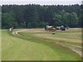 Track across fields, north of A27