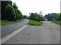 View along the B2060 road to Temple Ewell