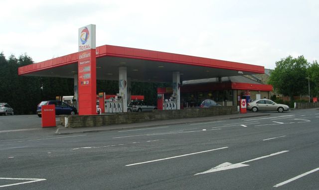 Total Filling Station - New Hey Road,... © Betty Longbottom cc-by-sa/2. ...