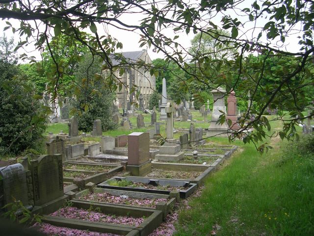 Salendine Nook Baptist Church Graveyard... © Betty Longbottom ...