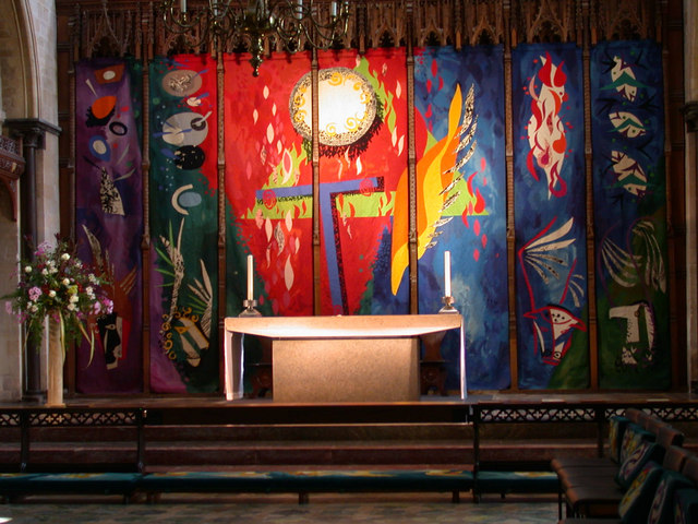 John Piper tapestry, Chichester... © Keith Edkins cc-by-sa/2.0 ...