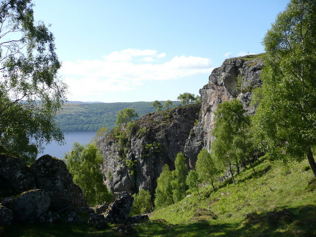 A cliff edged gully