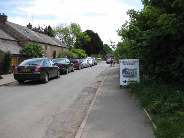 Busy small road in Melkinthorpe