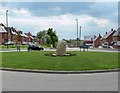 Sculpture on a roundabout