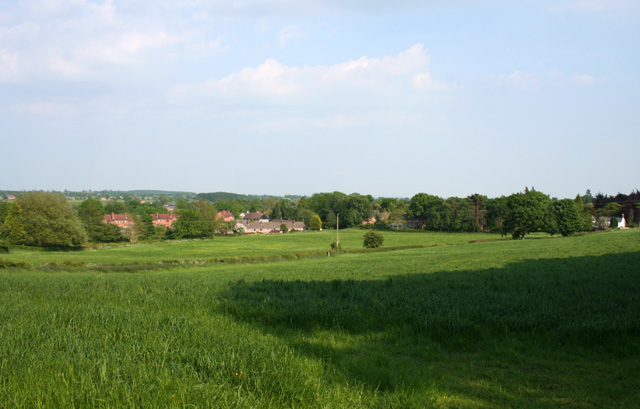 View towards Bulkeley from Stone House Lane