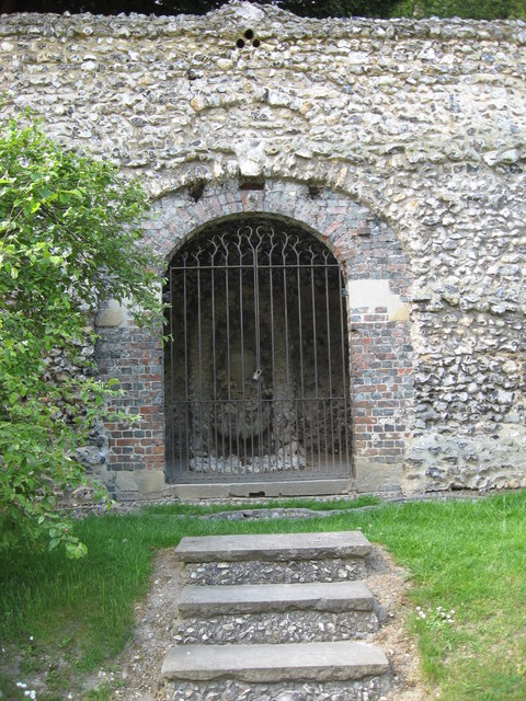 Entrance Gate to Shell Grotto, Marlborough College