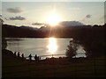 NY3404 : Sunset at Loughrigg Tarn by Tim Booth