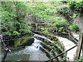 Weir and sluice above Troy Mills, Horsforth