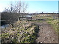 Country Park Footpath and the River Doe Lea