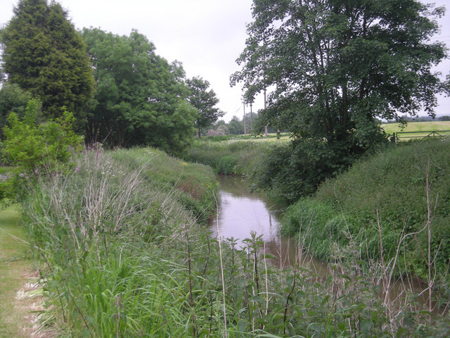 River Strine at Crudgington © Row17 cc-by-sa/2.0 :: Geograph Britain ...