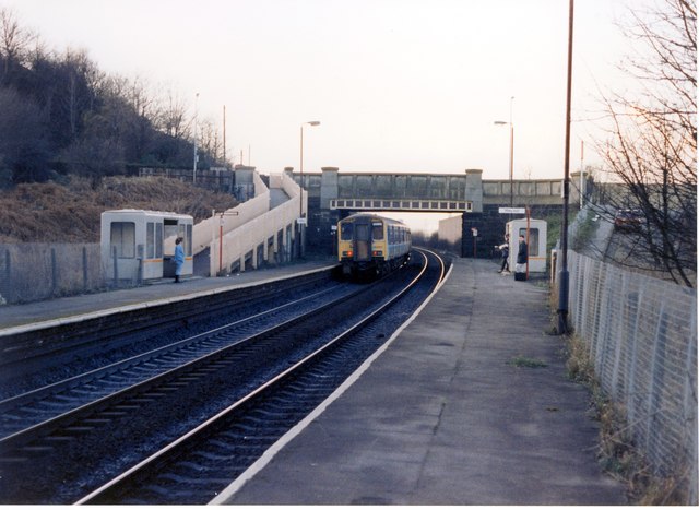 Clifton Junction station 1989