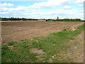 Ploughed field at Ironside