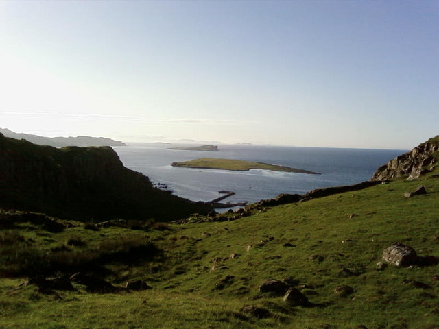 Staffin, Flodigarry Islands from Garafad hill