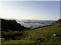 NG4967 : Staffin, Flodigarry Islands from Garafad hill by Colin Wilson