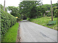 Knapp Lane, Ledbury,  climbs to Dog Hill Wood