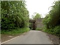 Rail bridge over Fleet lane