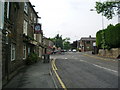 Crossroads in the centre of Edgworth