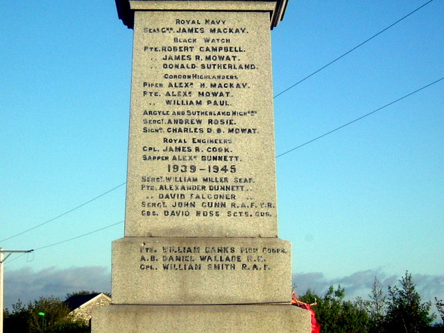 Closeup of memorial