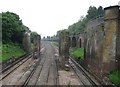 Putney: Railway line and dismantled viaduct