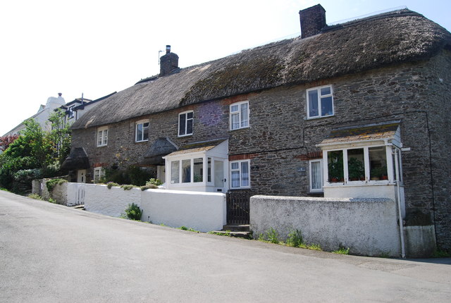 Thatched Cottages, East Prawle © N Chadwick :: Geograph Britain And Ireland