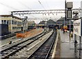 SJ8597 : Manchester Piccadilly - platforms 9-14 by Peter Whatley