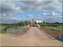 SK1814 : Armed Forces Memorial, under construction, September 2007 by Chris' Buet