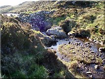 NC1216 : Loch a' Ghille dam by Nigel Parrish