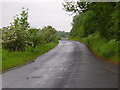 The Birkenside road near its Junction with the A68