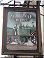 Sign for the Railway Hotel (2) - spot the difference