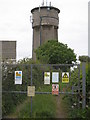 Goldsithney water tower on Perran Downs