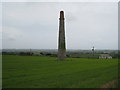 Isolated chimney in a field at Manhay