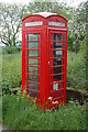 Telephone box to the west of Llanafan-fawr